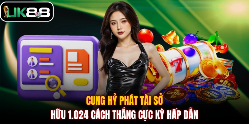 Cung Hỷ Phát Tài sở hữu 1.024 cách thắng cực kỳ hấp dẫn
